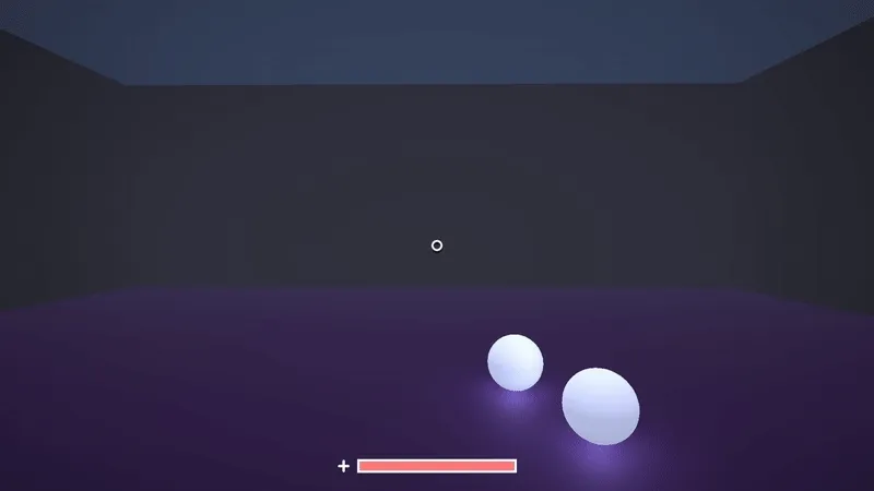 GIF of player picking up dodgeballs