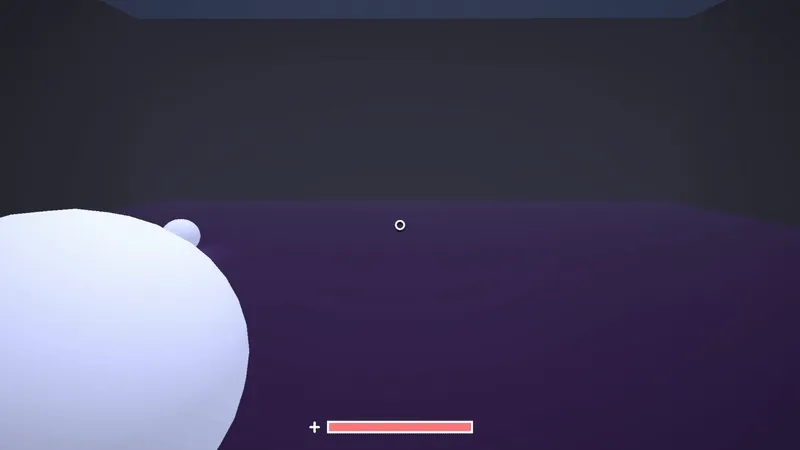 GIF of player throwing ball against wall and catching it midair